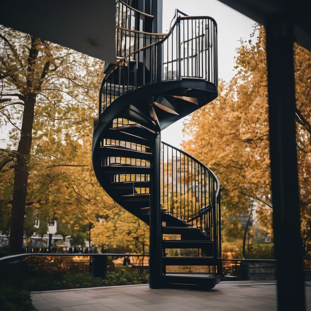 Wendeltreppe außen